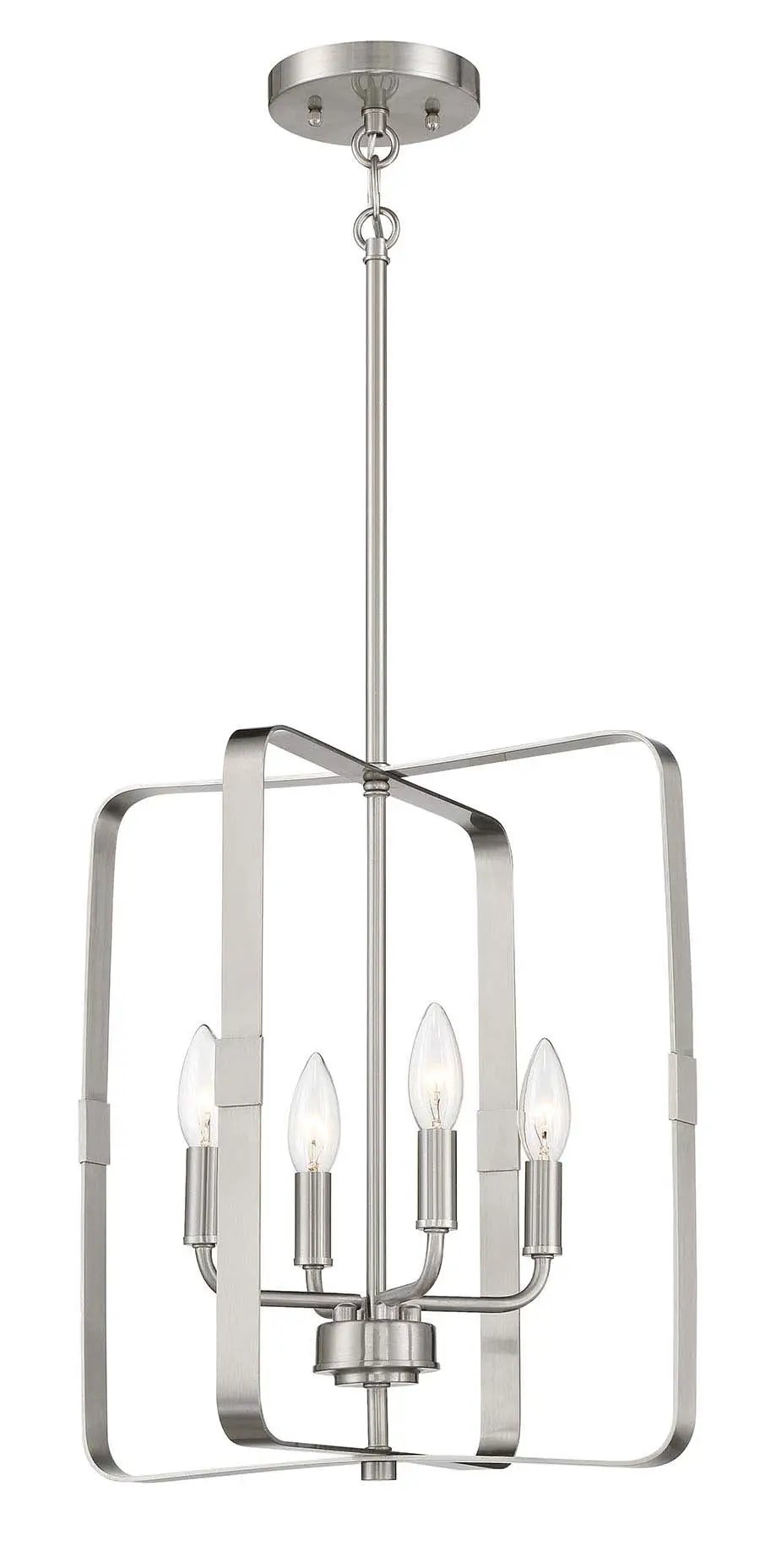 brushed polished nickel ceiling mount
