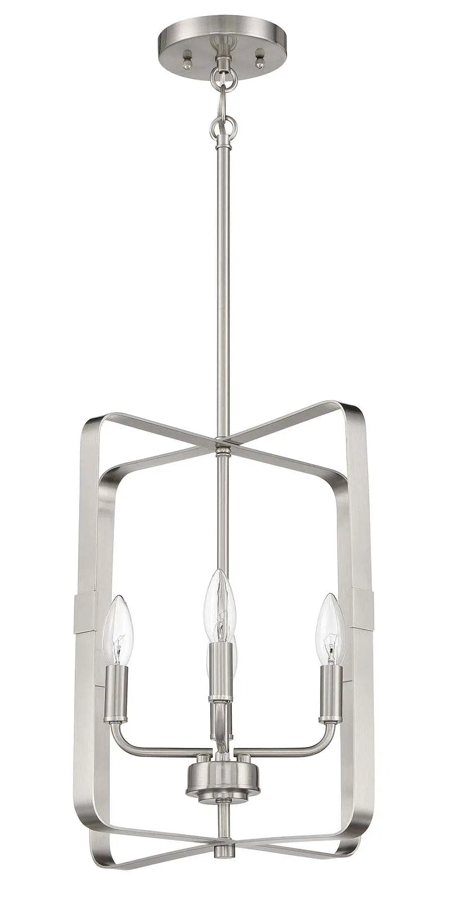 brushed polished nickel ceiling mount