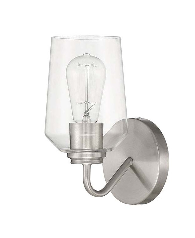 brushed polished nickel wall sconces