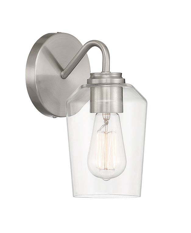 brushed polished nickel wall sconces