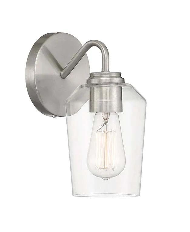 brushed polished nickel wall sconces