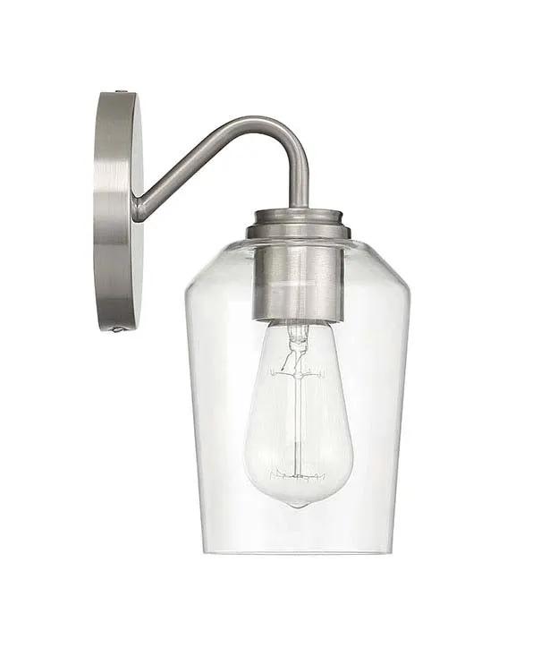 brushed polished nickel wall sconces