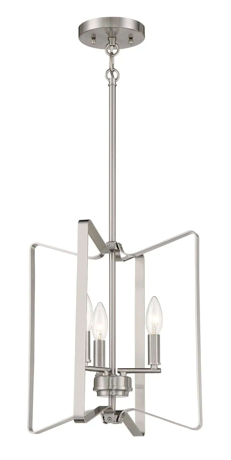 brushed polished nickel ceiling mount