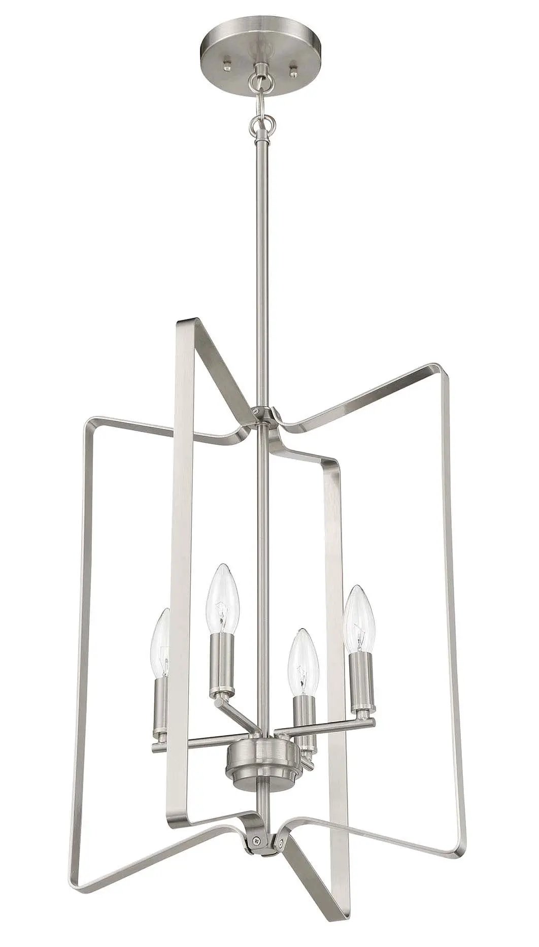 brushed polished nickel ceiling mount