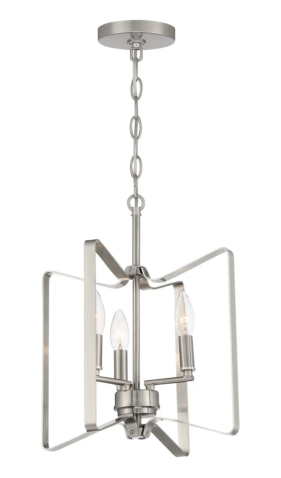brushed polished nickel ceiling mount