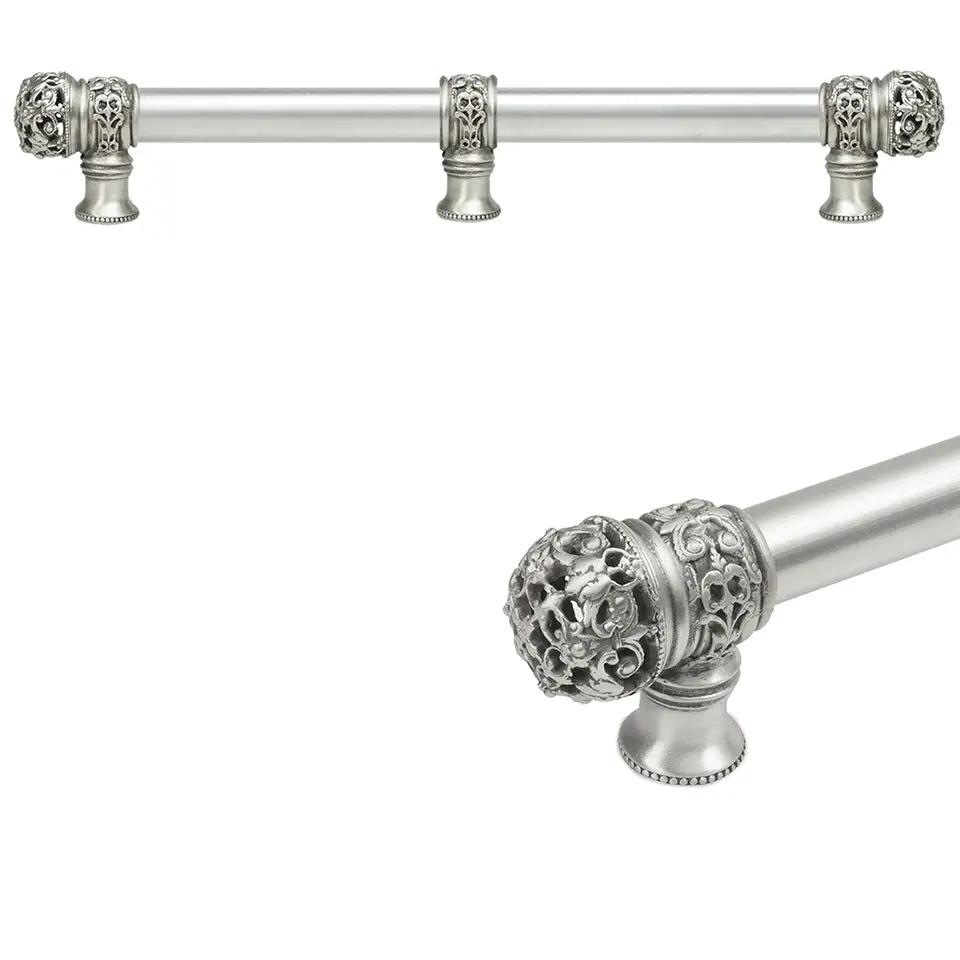 Carpe Diem Juliane Grace Small Finial Appliance/Long Pull - 5/8" Smooth Bar and Center Brace by Carpe Diem