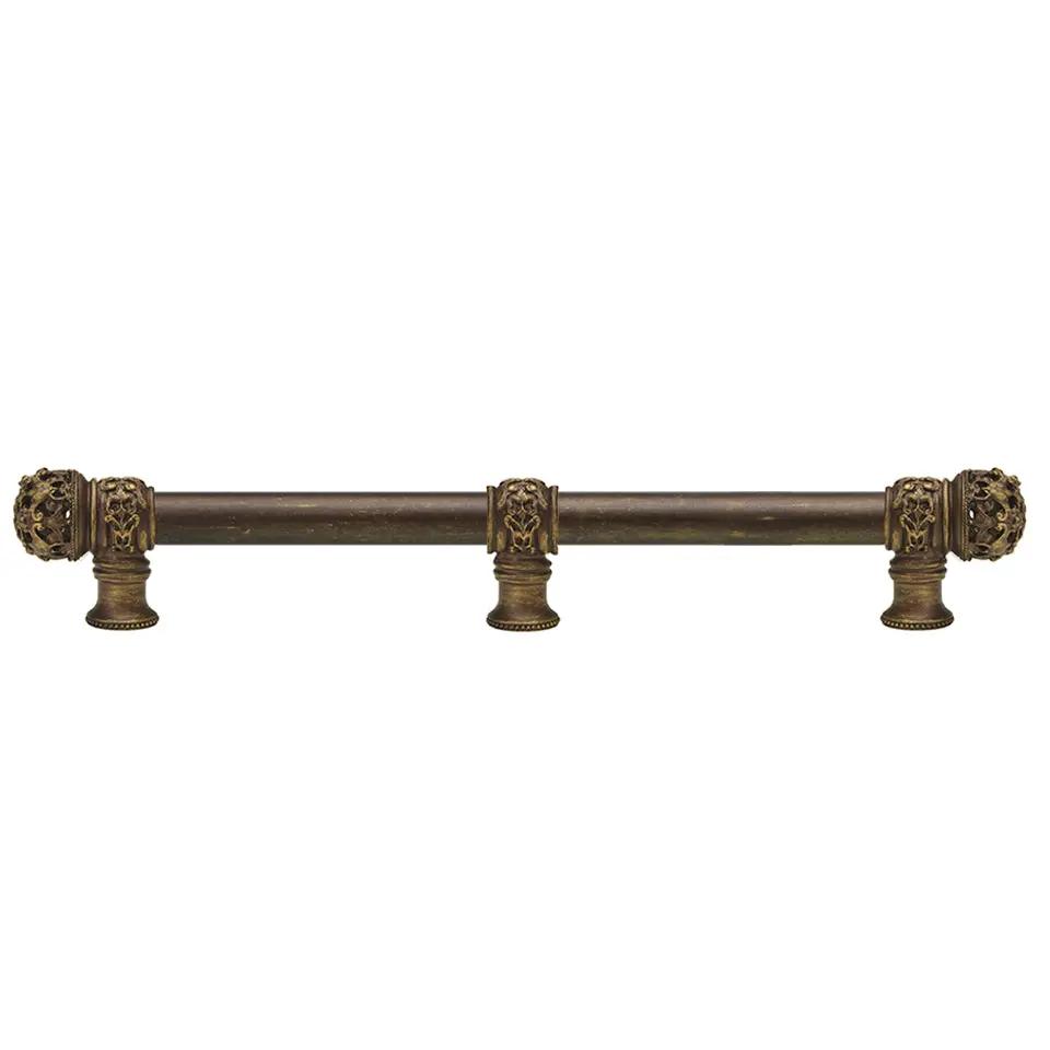 Carpe Diem Juliane Grace Small Finial Appliance/Long Pull - 5/8" Smooth Bar and Center Brace by Carpe Diem