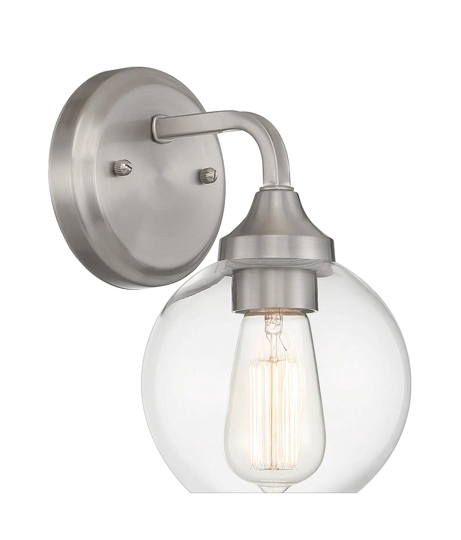 brushed polished nickel wall sconces