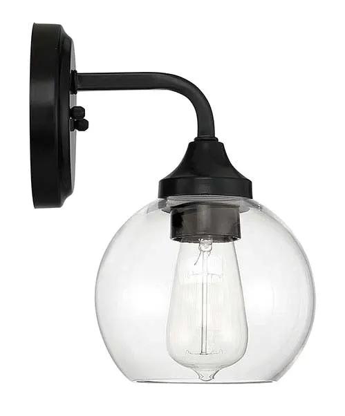 flat black wall sconces