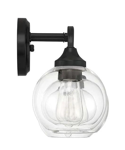 flat black wall sconces