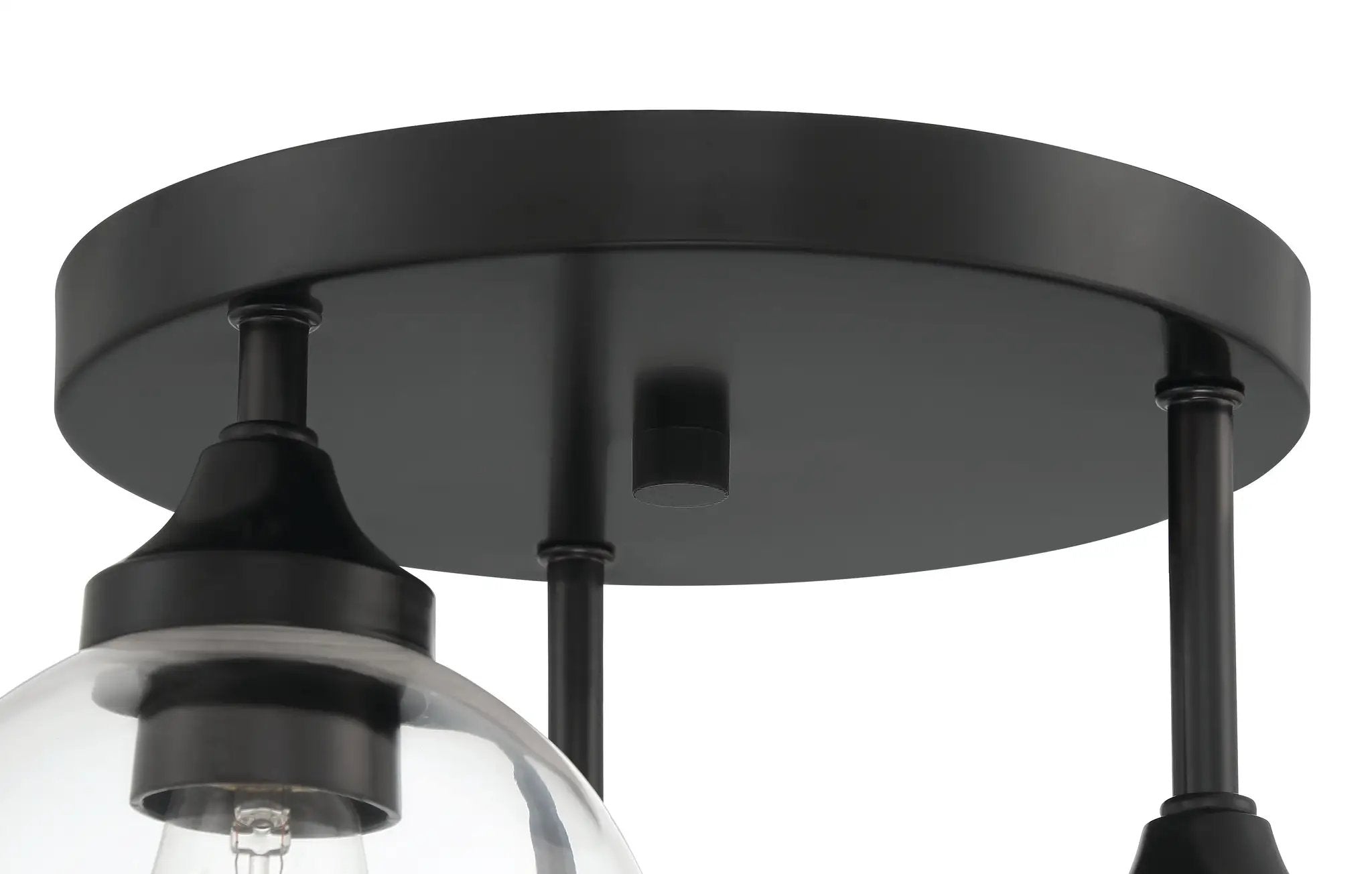 flat black ceiling mount