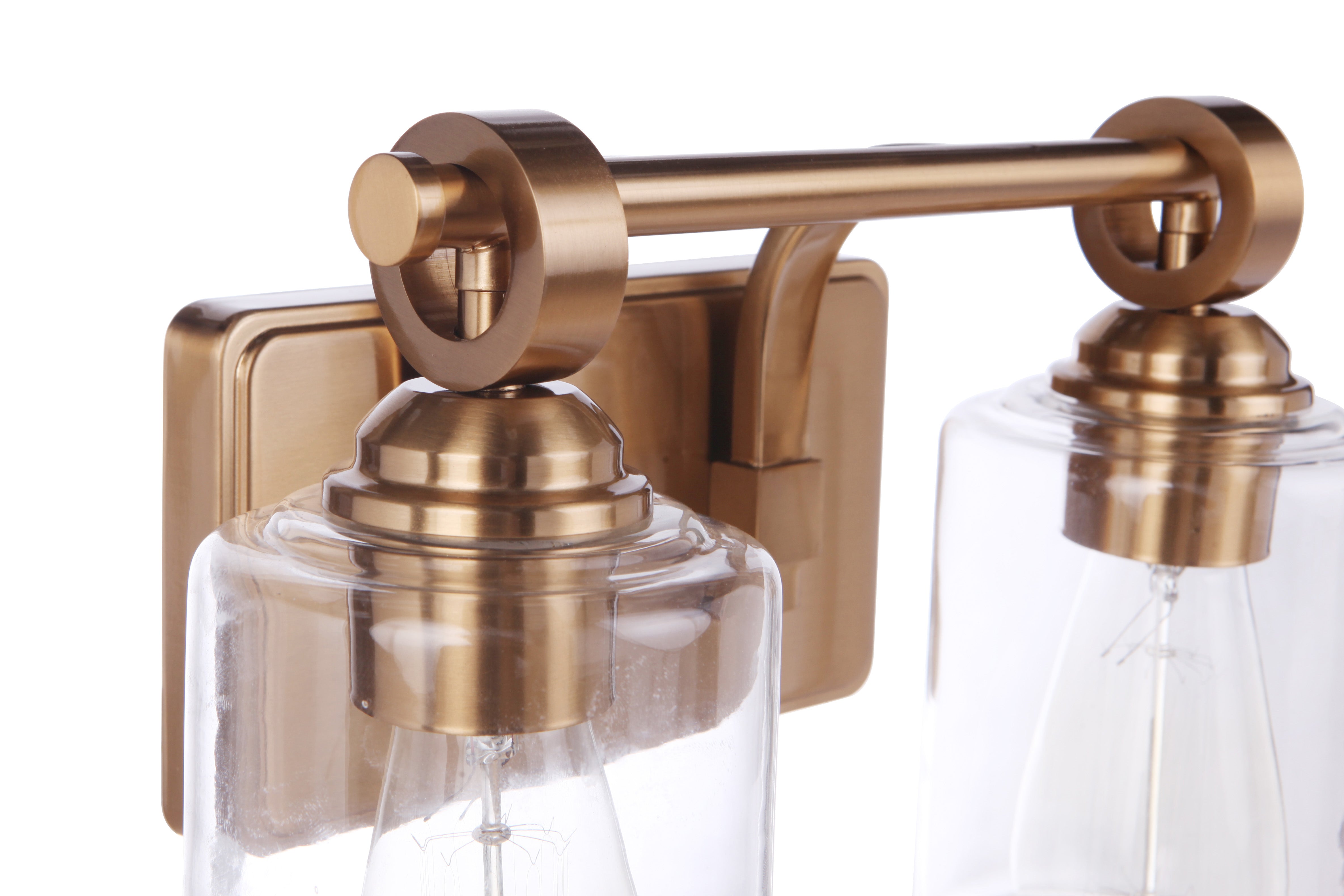 satin brass wall sconces