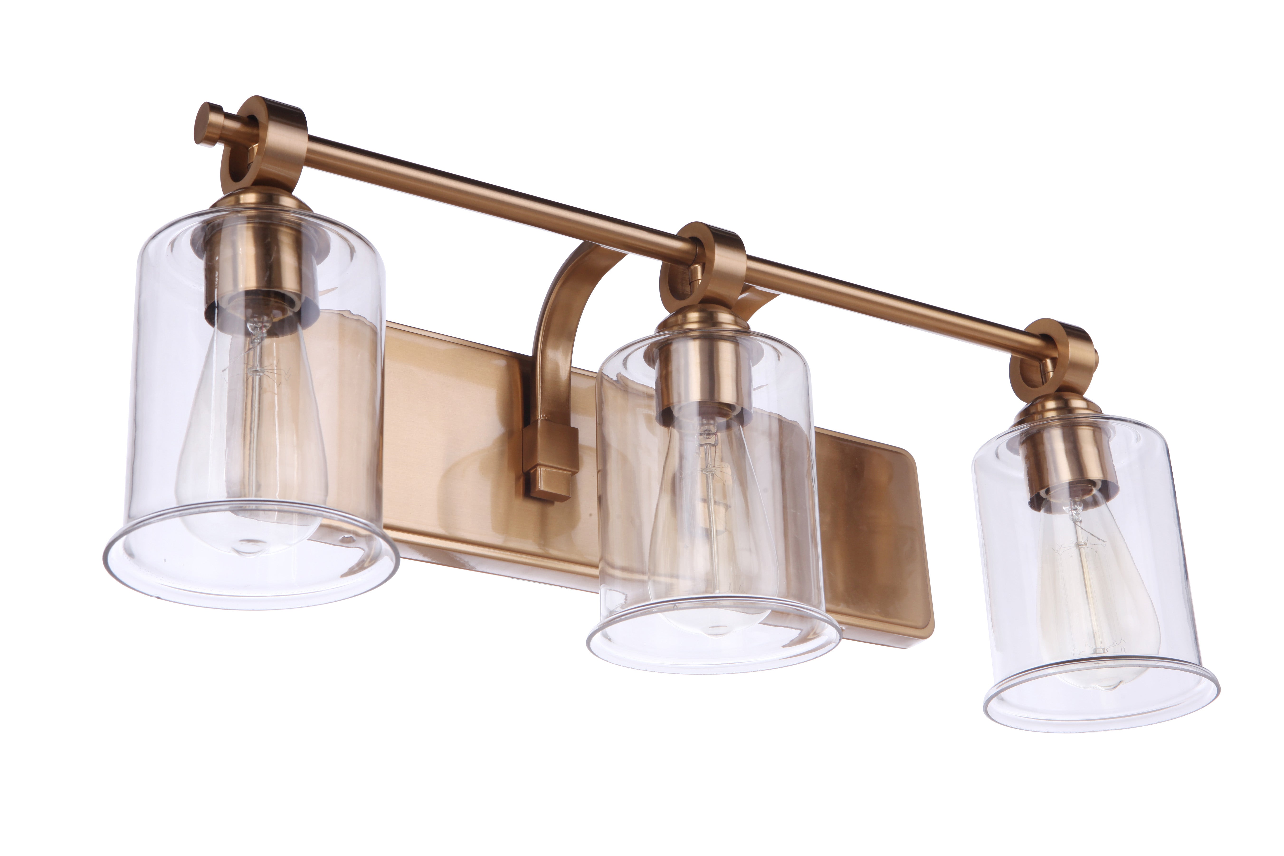 satin brass wall sconces