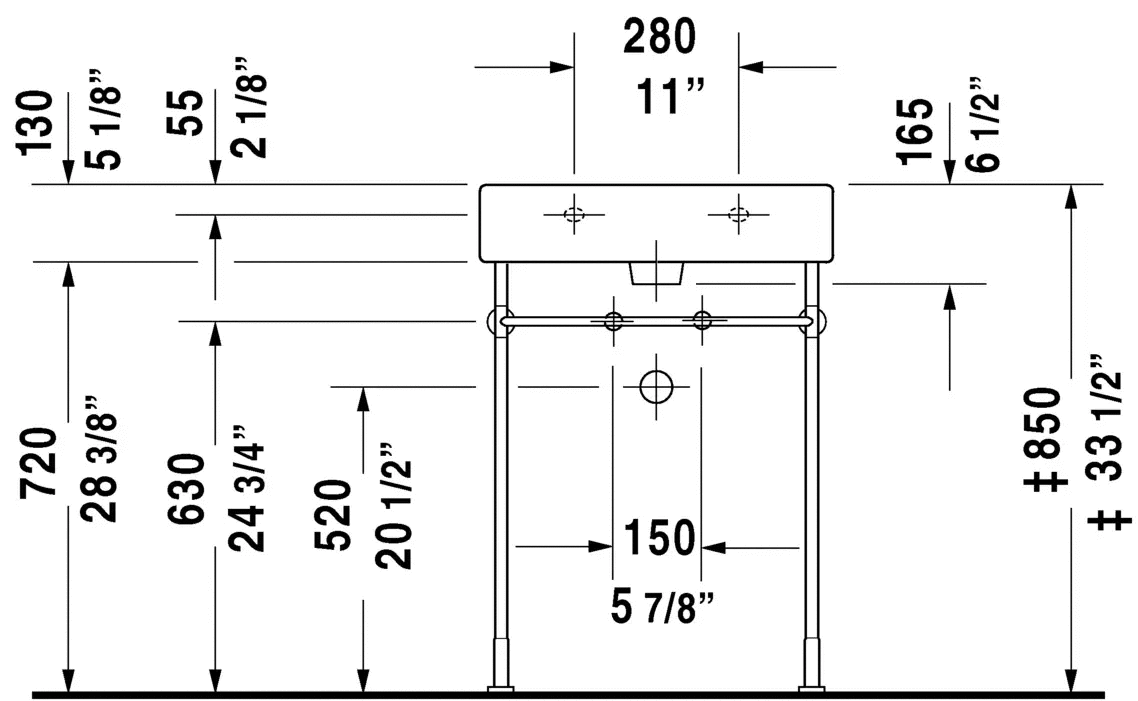 drawing sink