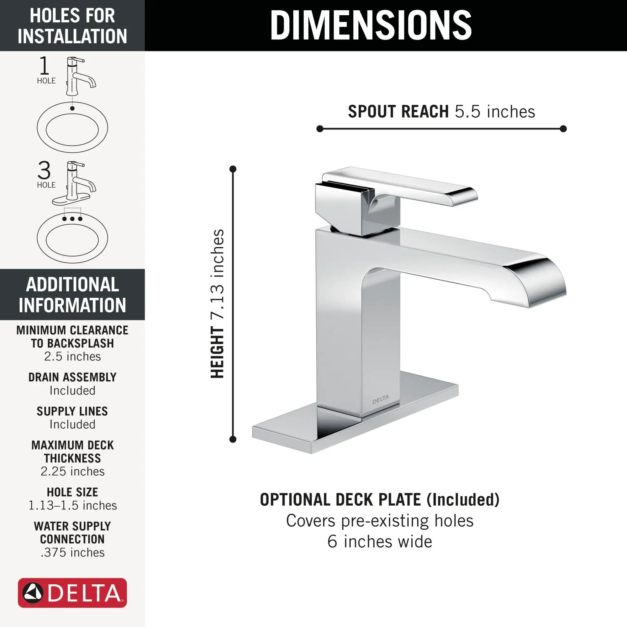 chrome bathroom faucet
