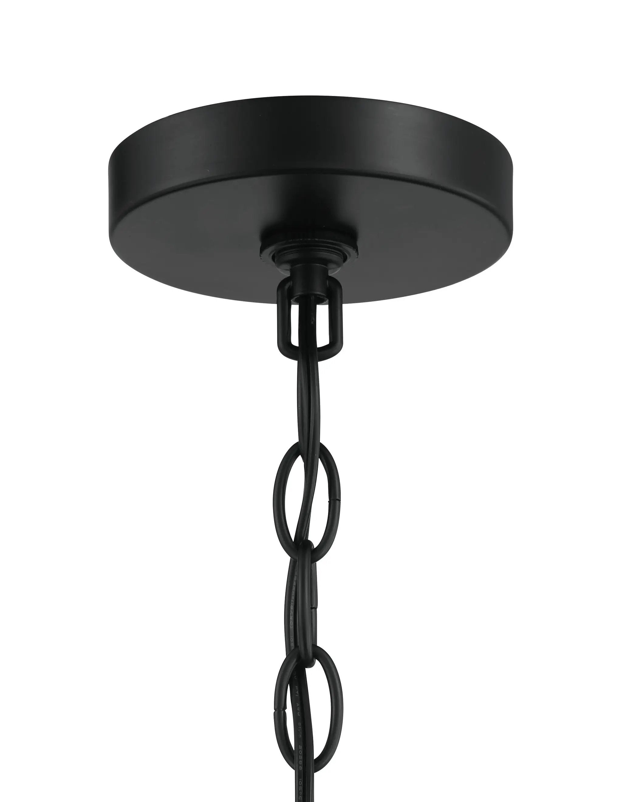 flat black/satin brass pendants