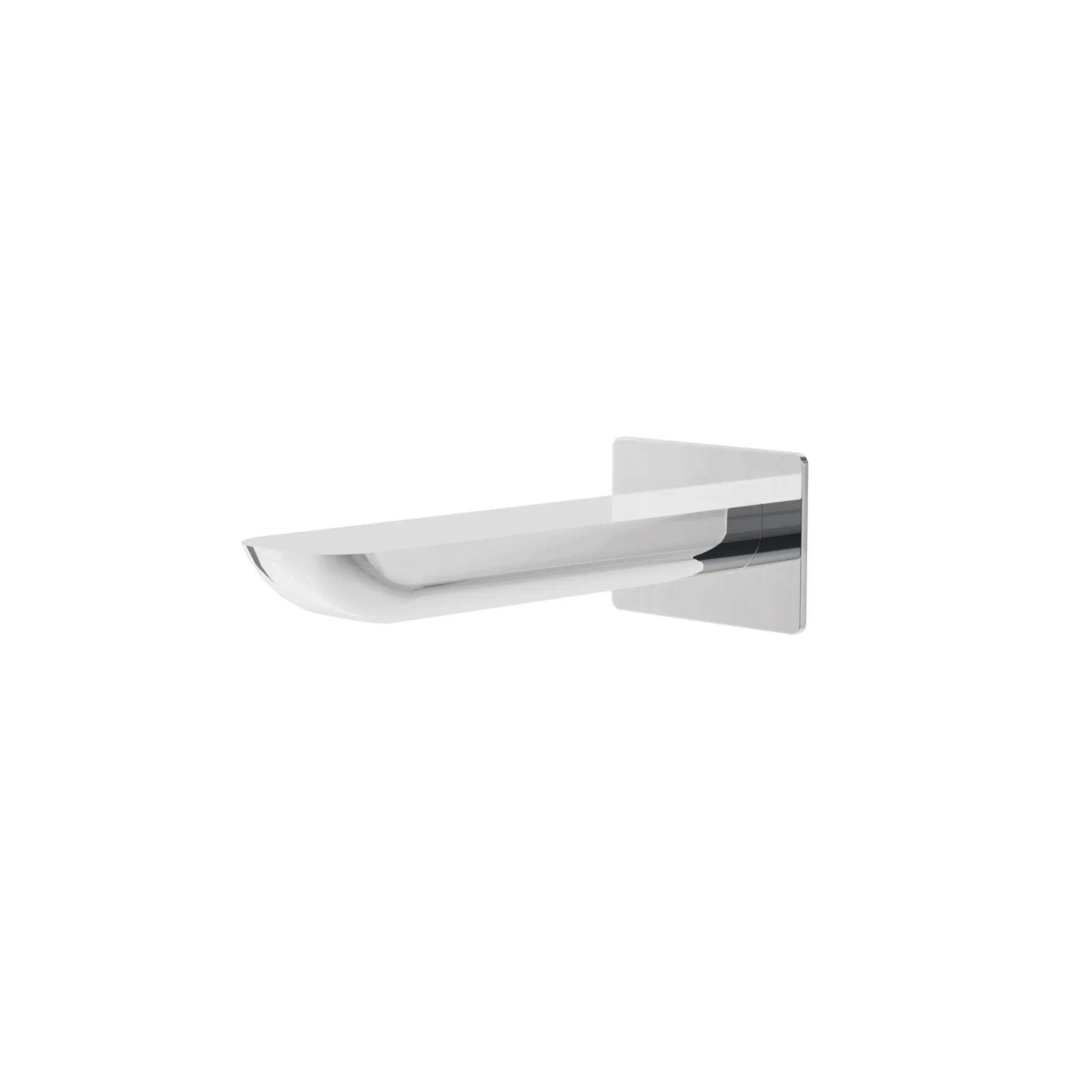 polished chrome spout