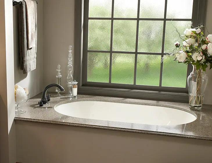white bathtub