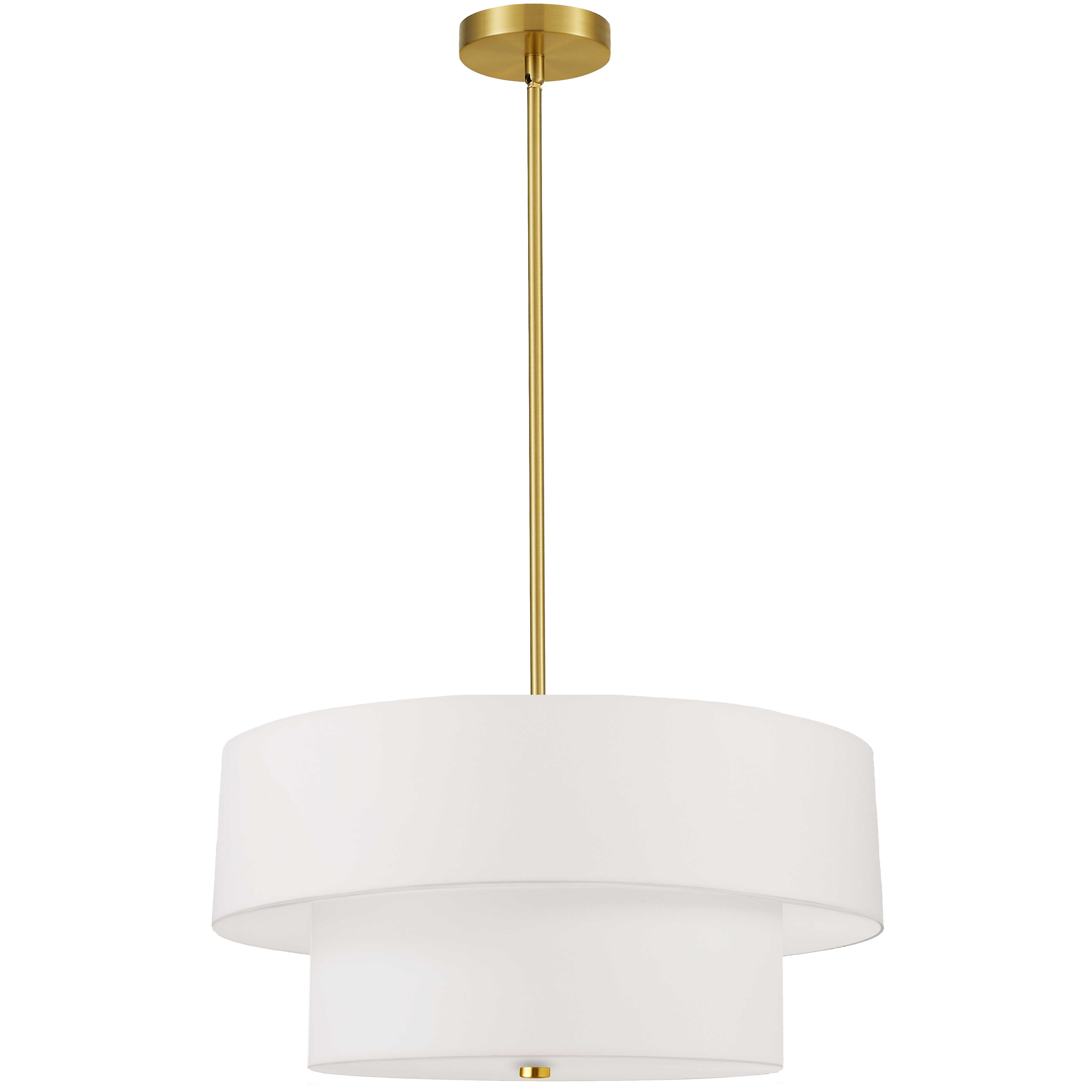 Dainolite 4 Light Incandescent 2 Tier Pendant