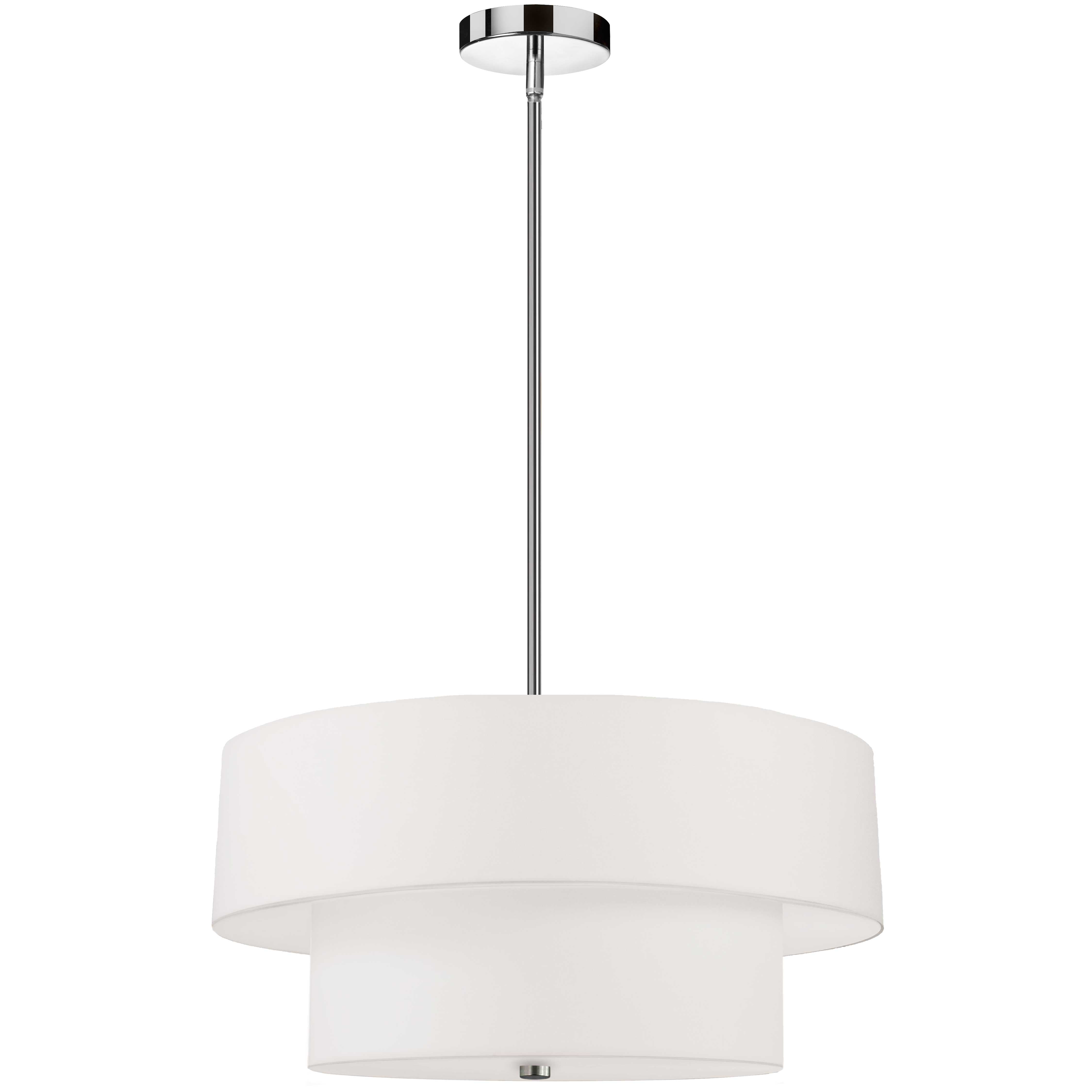 Dainolite 4 Light Incandescent 2 Tier Pendant