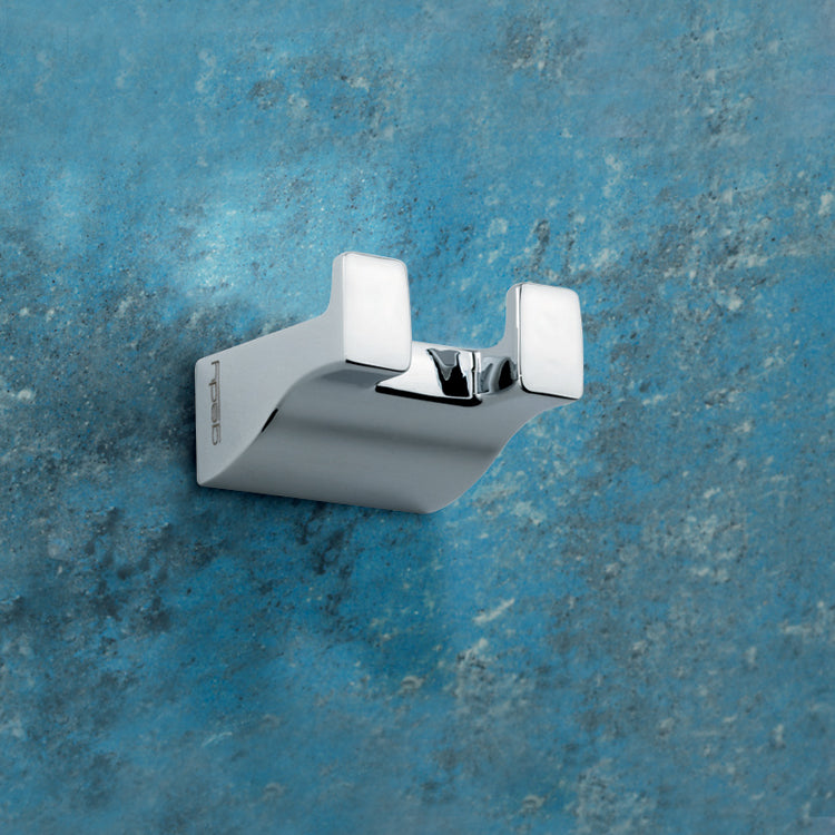polished chrome robe hook