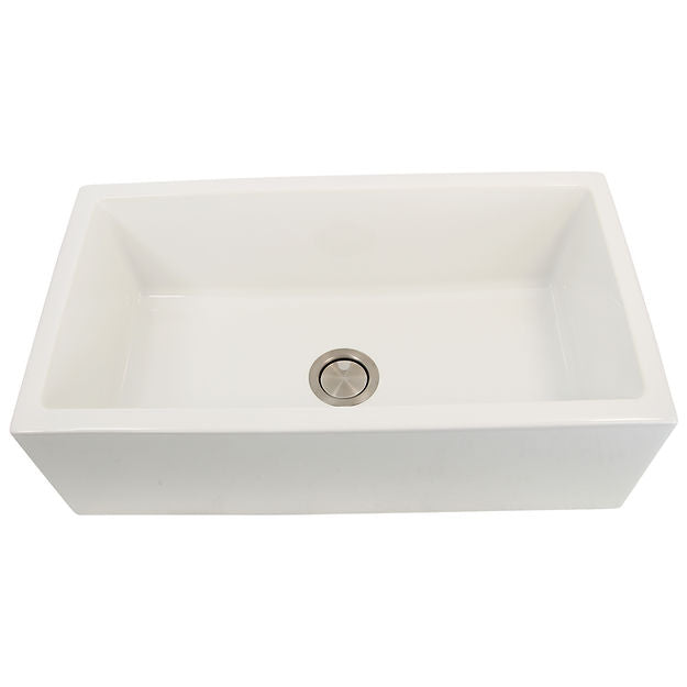 white bathroom sink