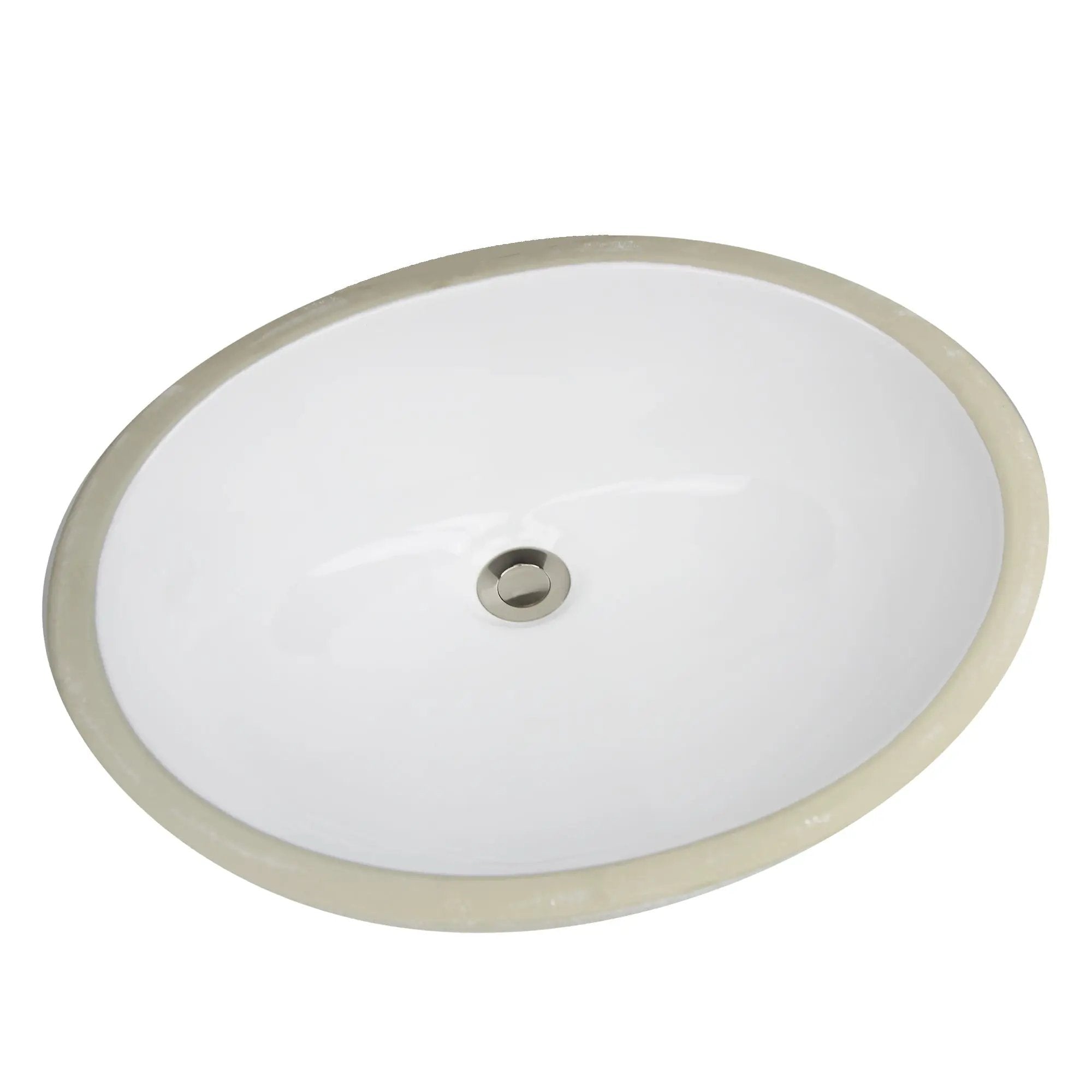 Nantucket Sinks 17 Inch X 14 Inch Undermount Ceramic Sink by Nantucket