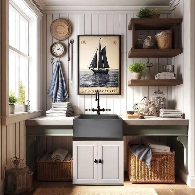 grey kitchen sink
