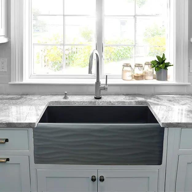 matte black kitchen sink