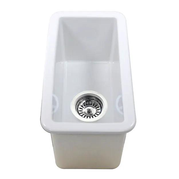 white kitchen sink