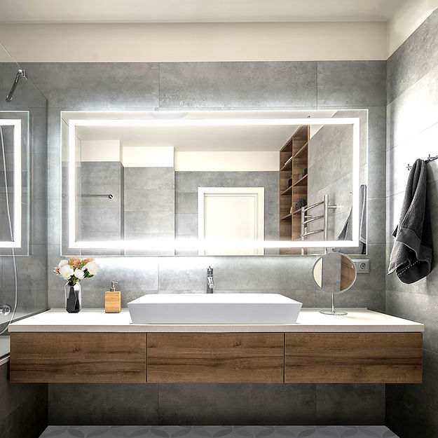 white bathroom sink