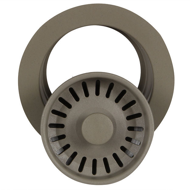 Nantucket Sinks 3.5 inch Disposal Flange with Strainer Kitchen Drain for Granite Composite Sinks