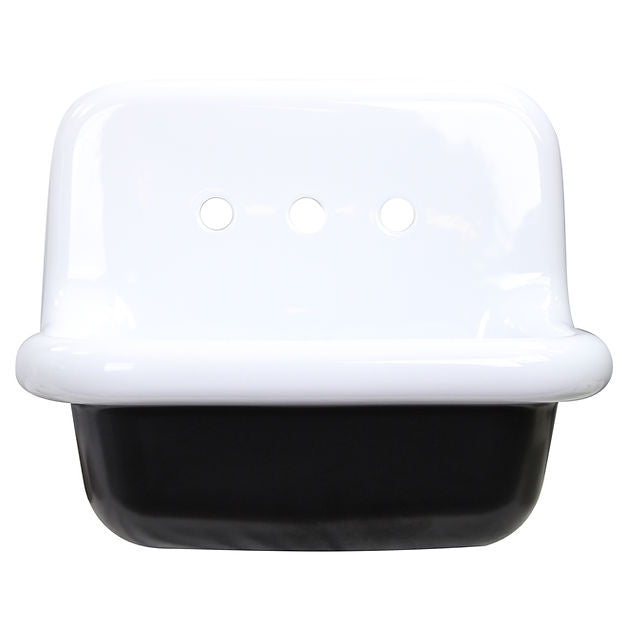 white/blk bathroom sink