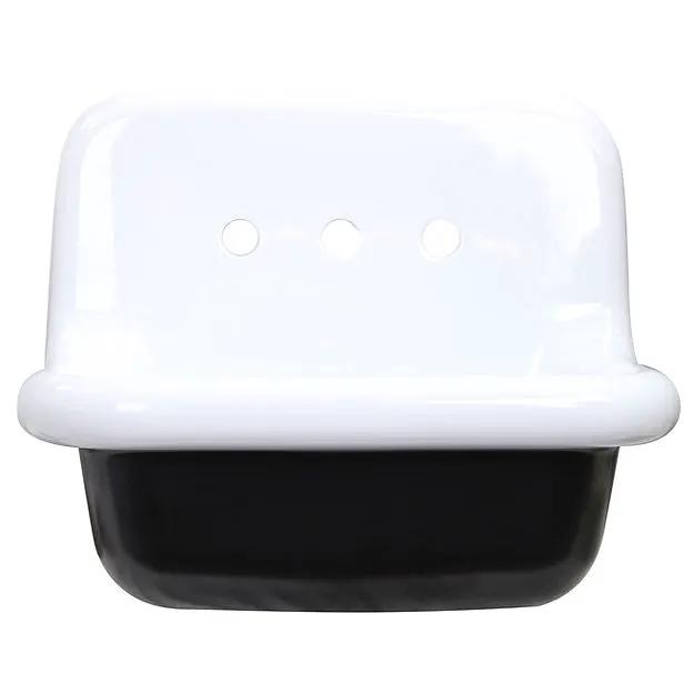 white/blk bathroom sink