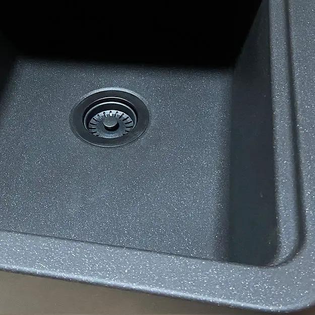 matte black drain