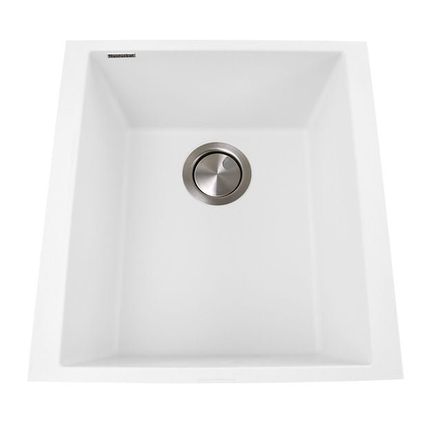 Nantucket Sinks 17 inch Single Bowl Undermount Granite Composite Bar-Prep Sink by Nantucket