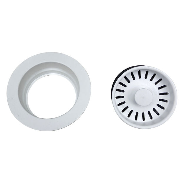 Nantucket Sinks 3.5 inch Disposal Flange with Strainer Kitchen Drain for Granite Composite Sinks