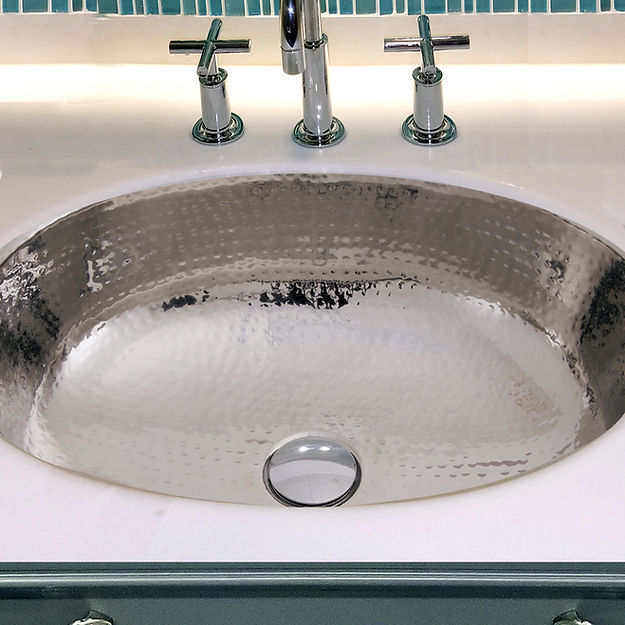 stainless steel bathroom sink