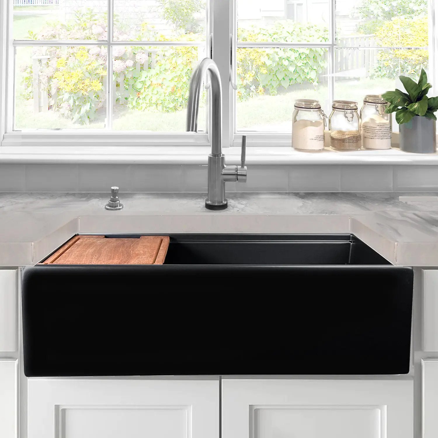 matte black kitchen sink