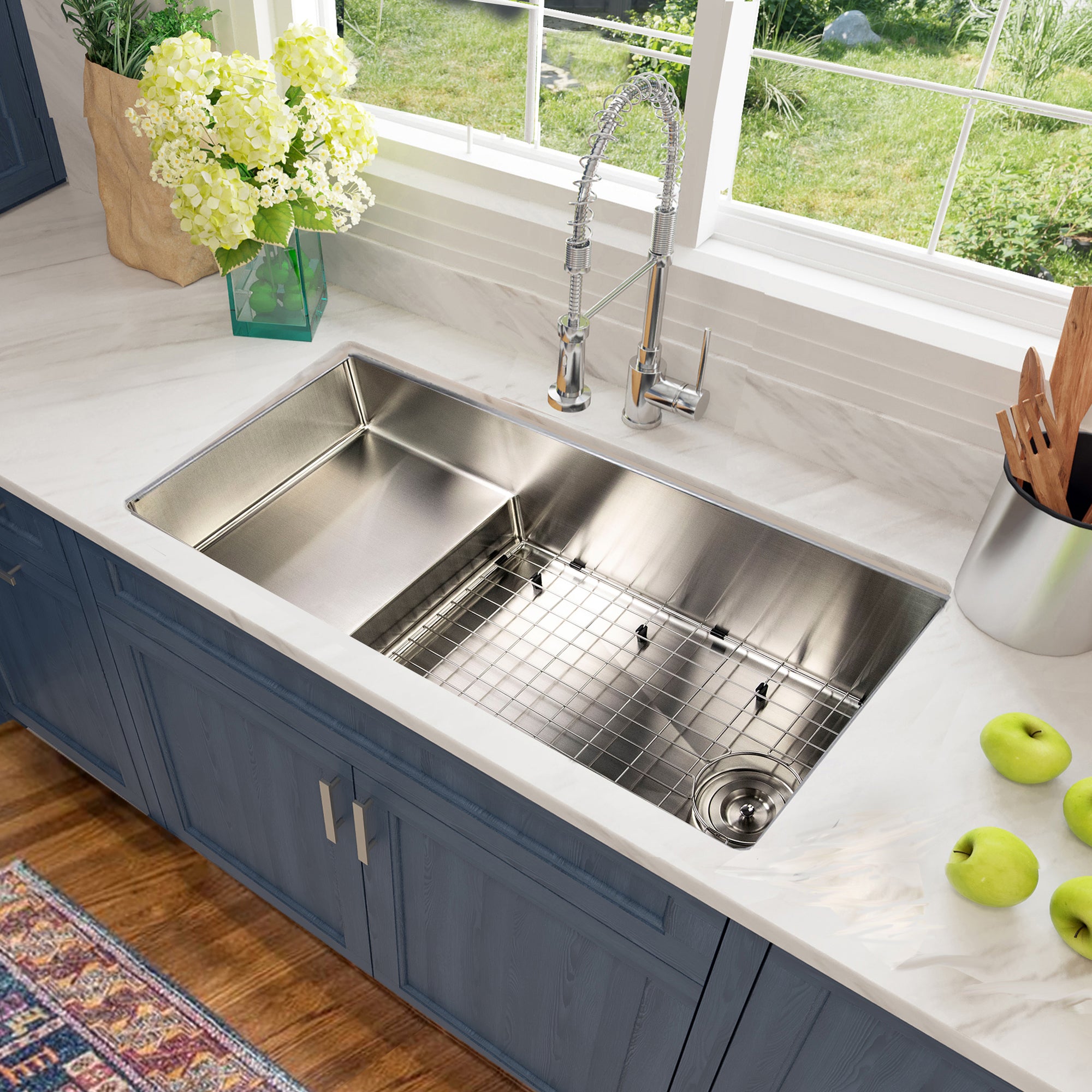 stainless kitchen sink