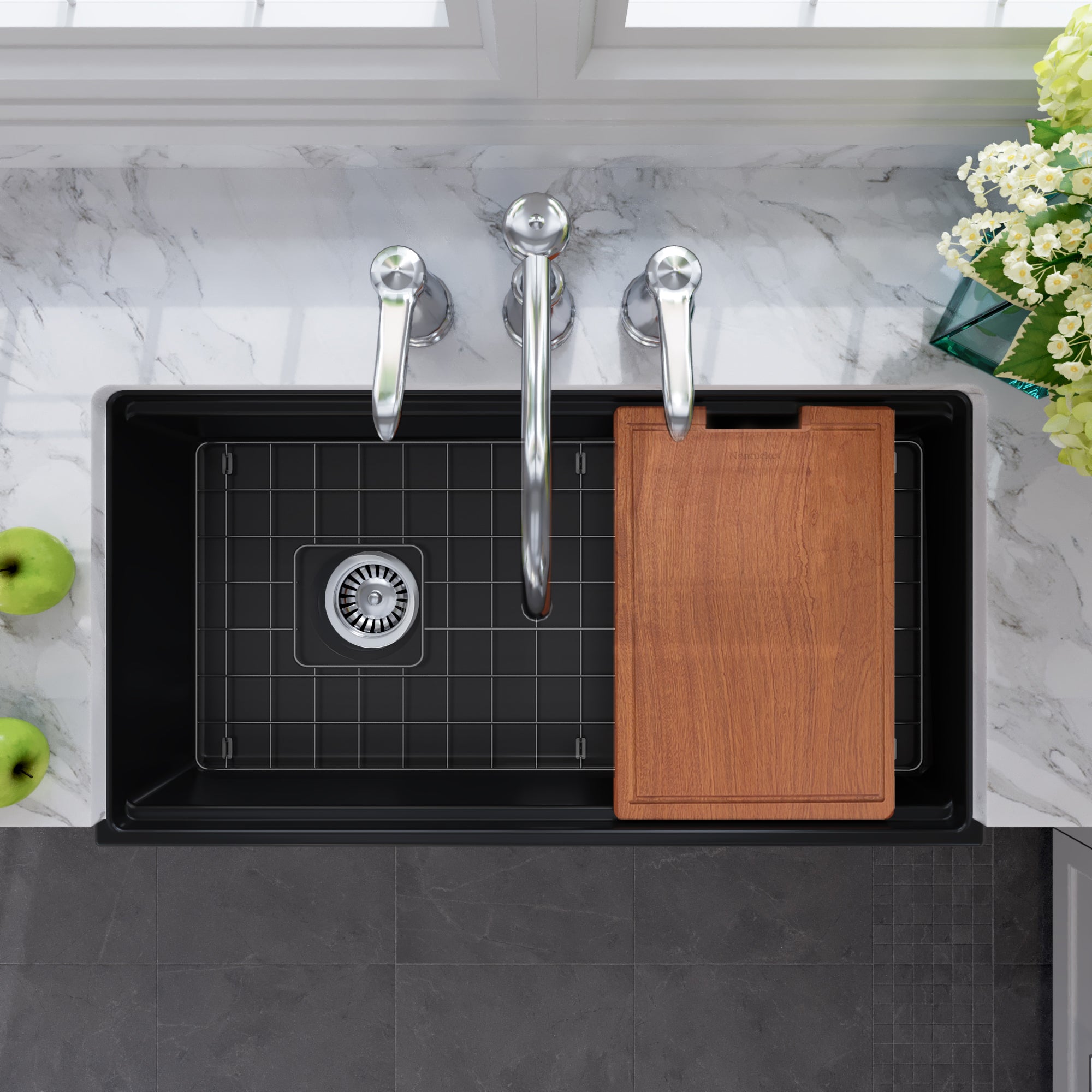 matte black kitchen sink