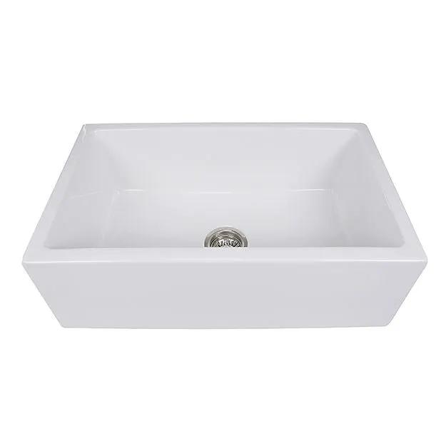 white bathroom sink