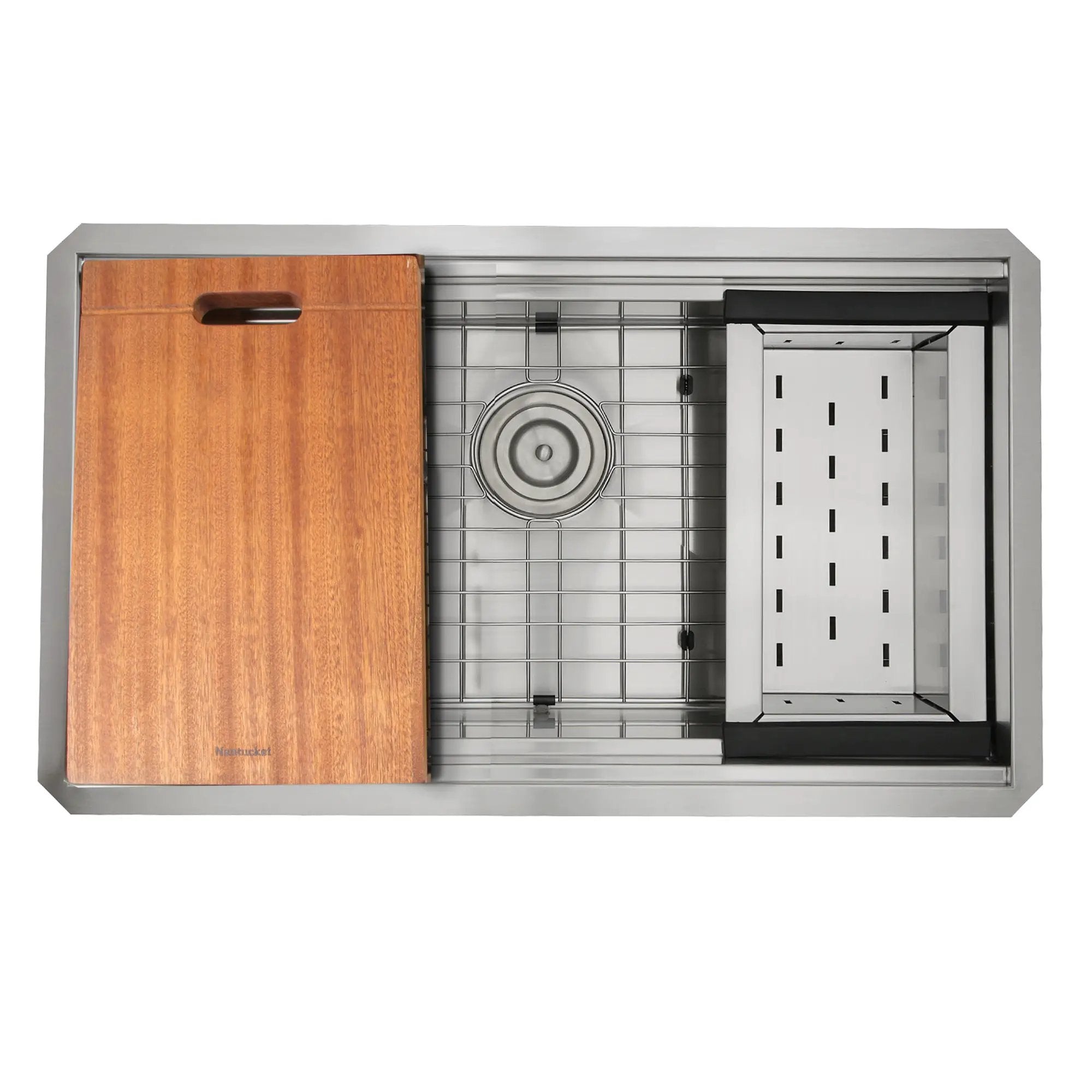 silver kitchen sink