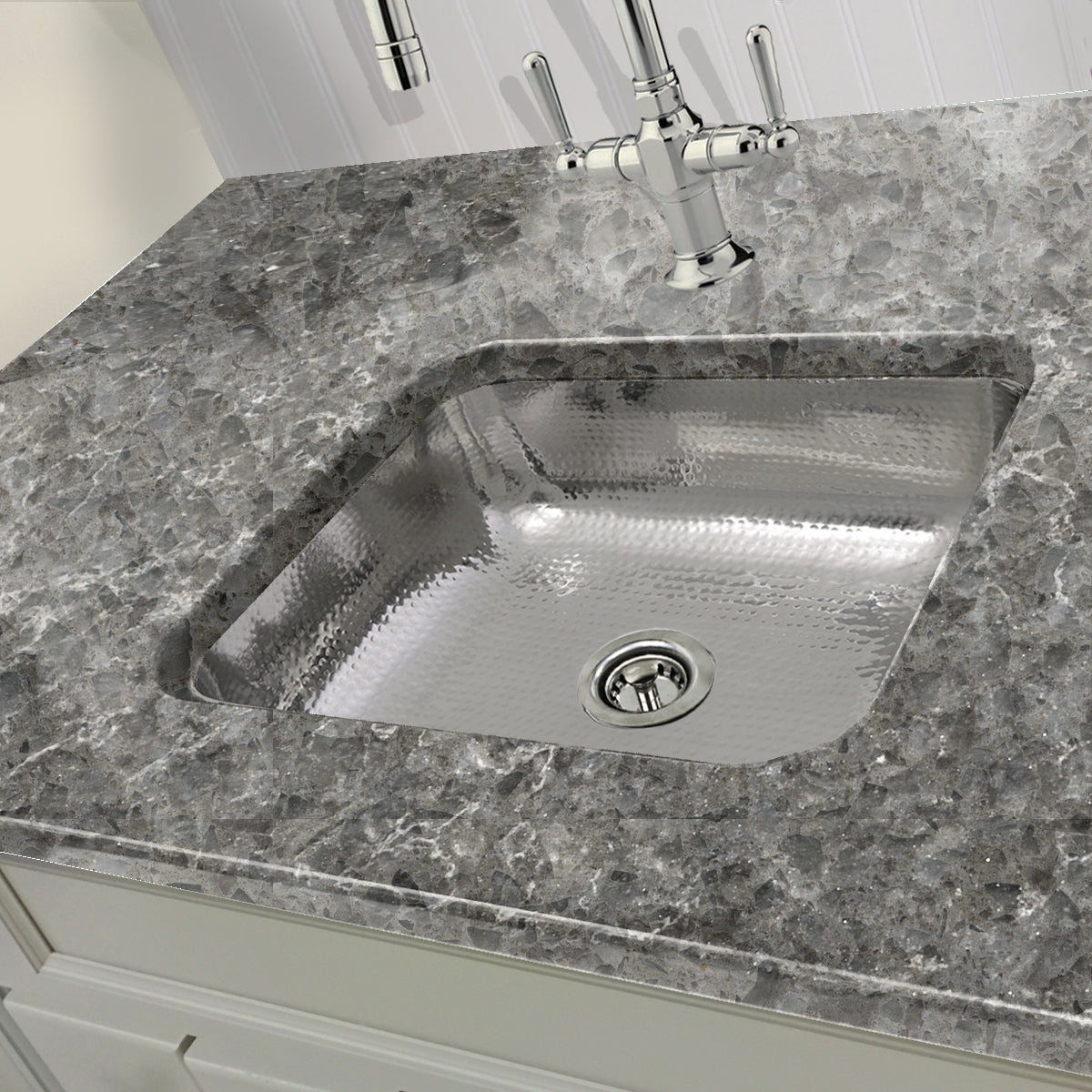 stainless steel bathroom sink