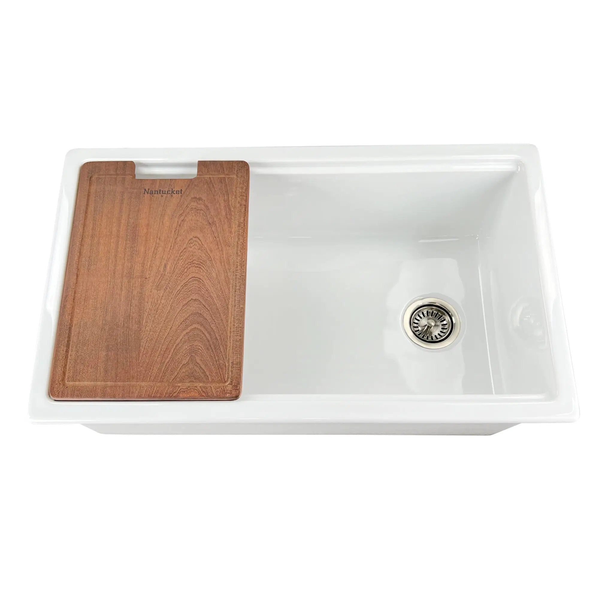 white kitchen sink