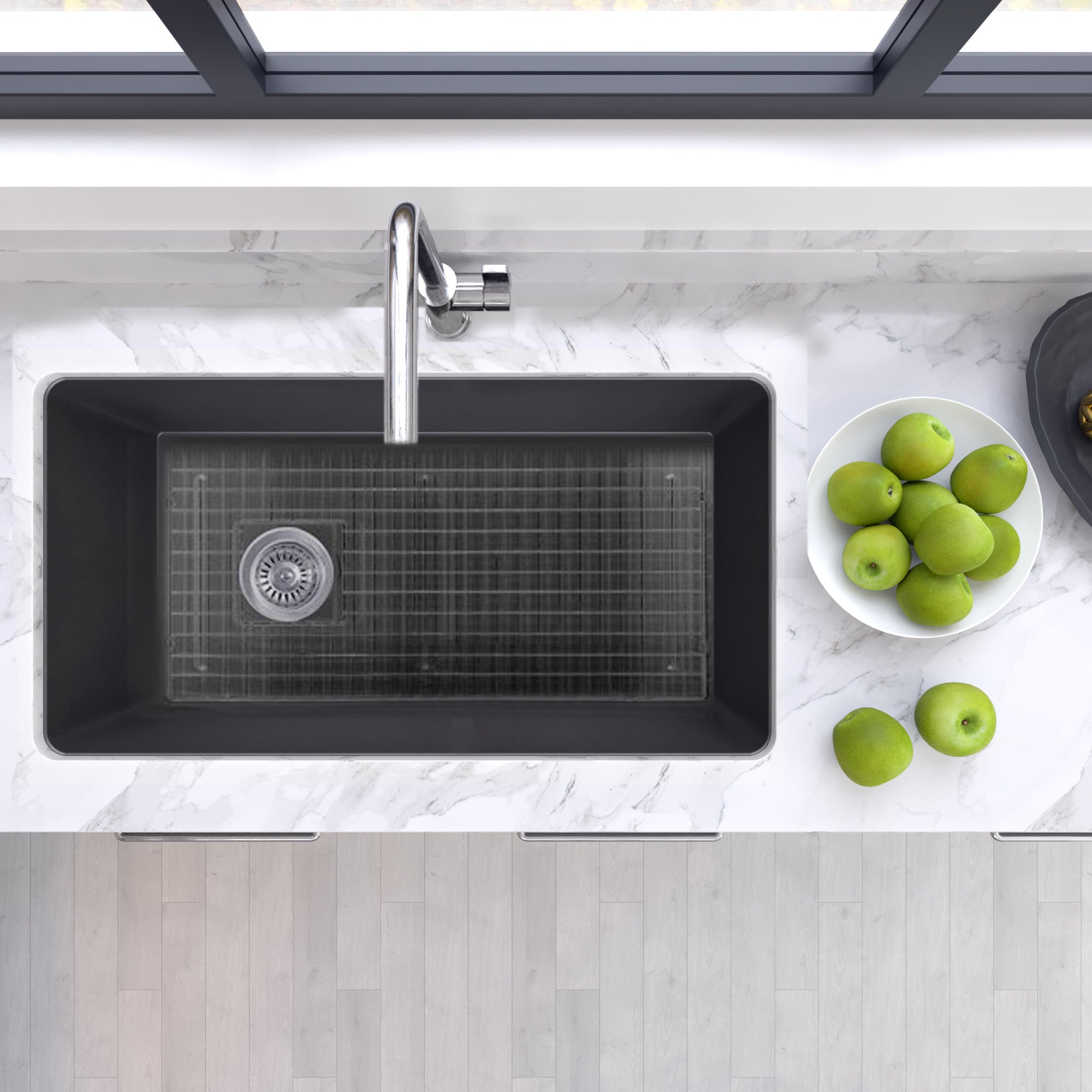 matte black kitchen sink