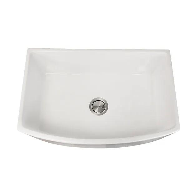 white kitchen sink