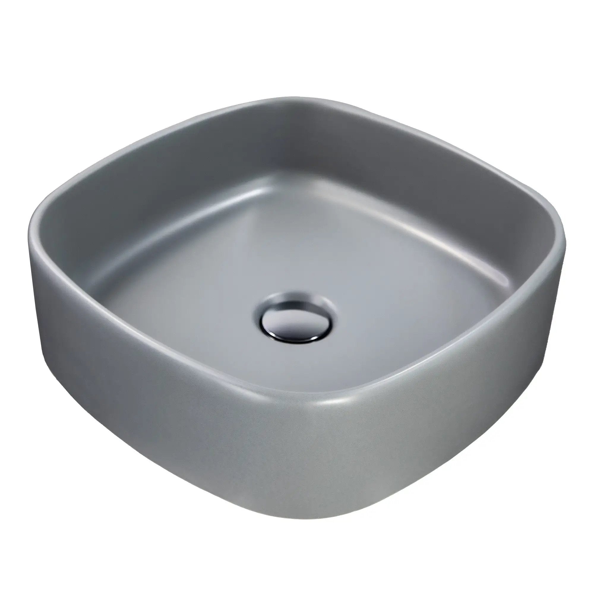 matte concrete bathroom sink