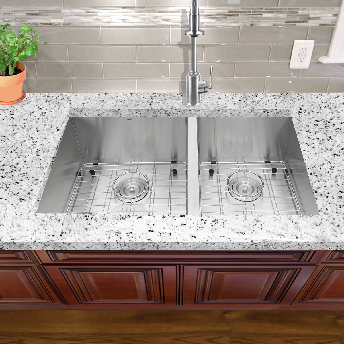 silver kitchen sink
