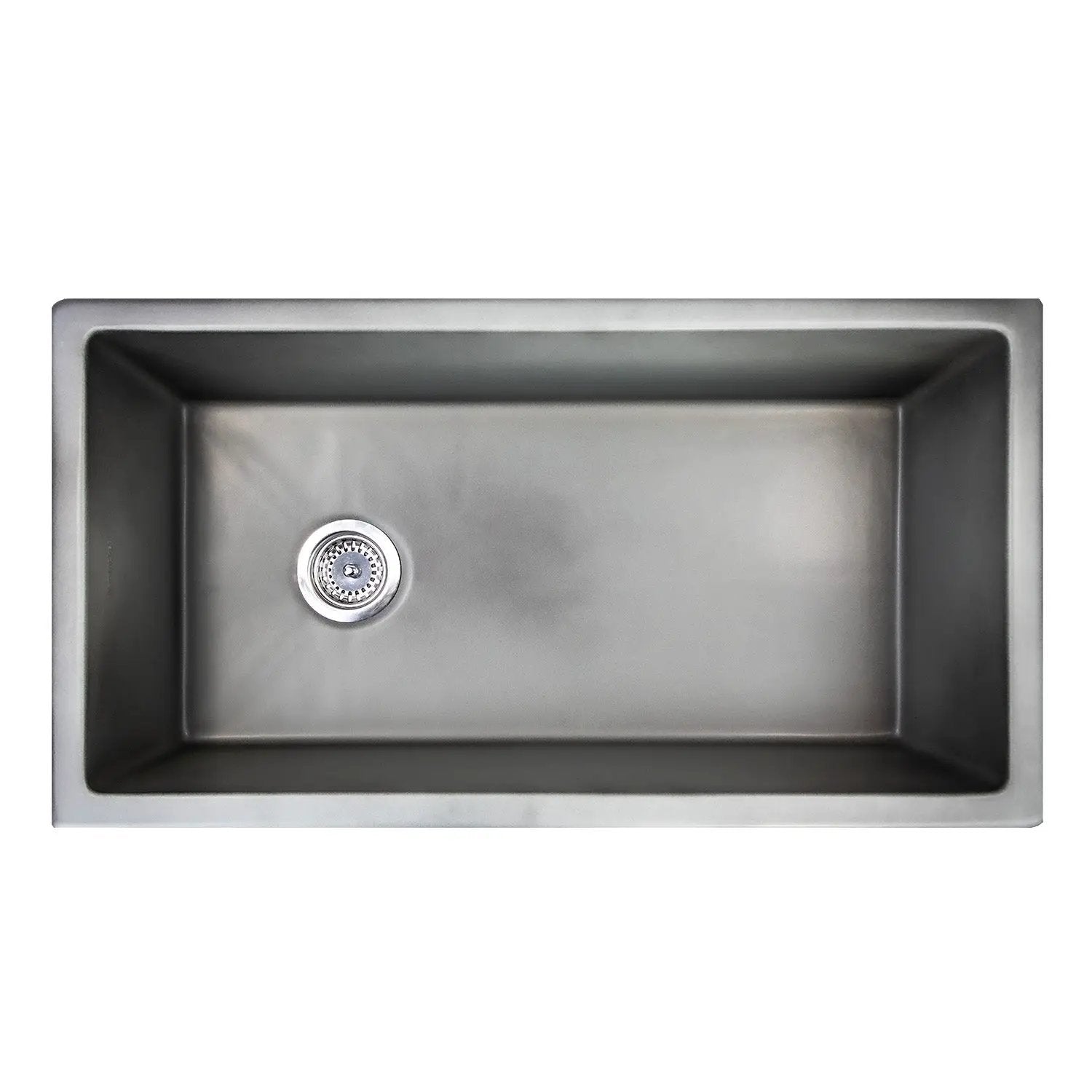 concrete kitchen sink
